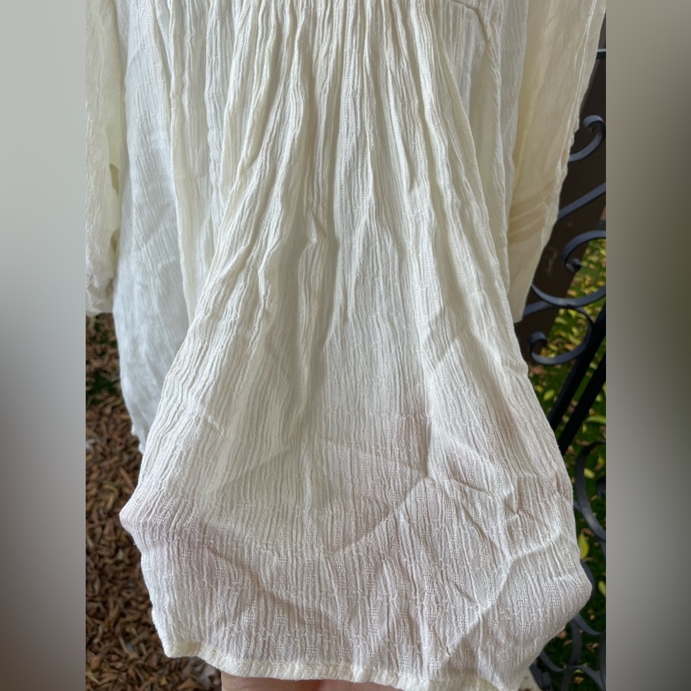 New American Eagle Outfitters Lightweight Lace Panels Straps Cross back Tunic XS - Picture 6 of 14